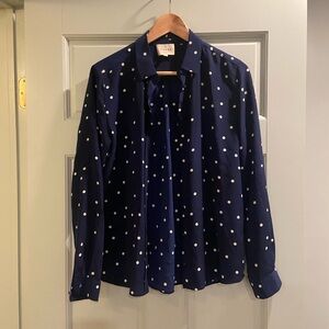 Sezane polka dot blouse